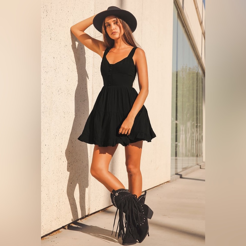 Lulus | Black Mini Dress